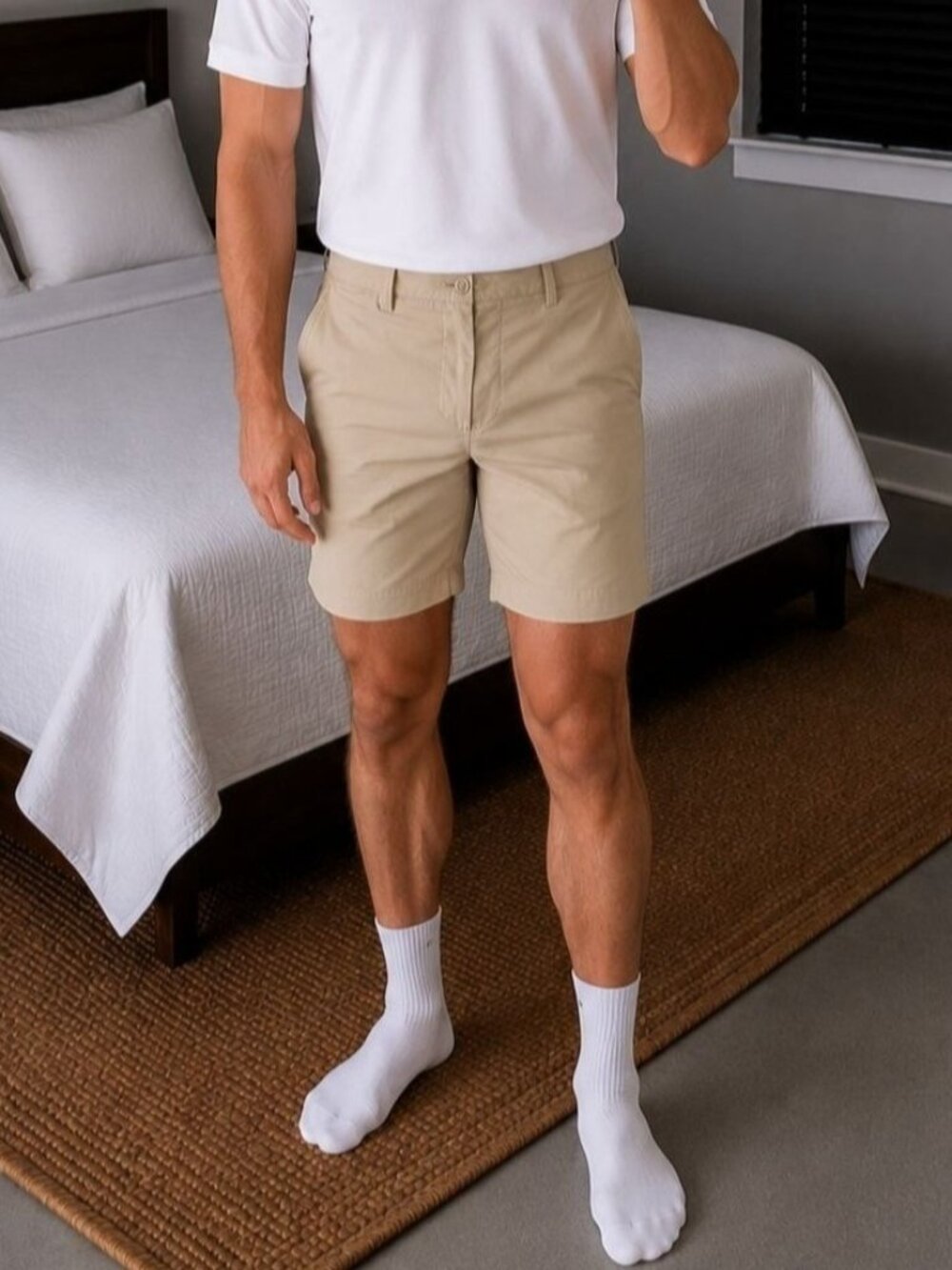 Polo Ralph Lauren Performance Classic Fit Chino Shorts Tan Khaki Size (33 Men’s)